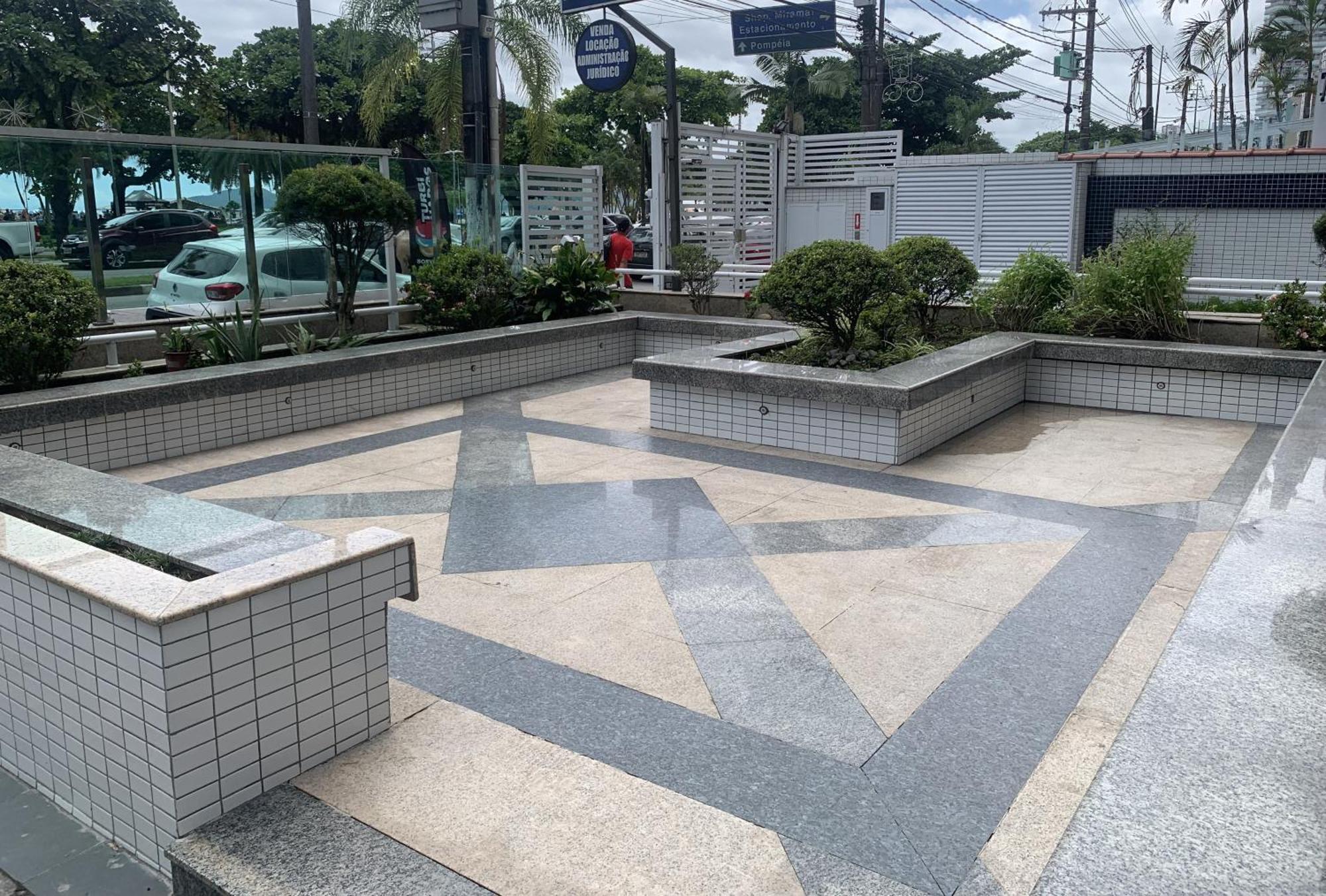 Apartamento Em Santos No Gonzaga Em Frente A Praia 외부 사진