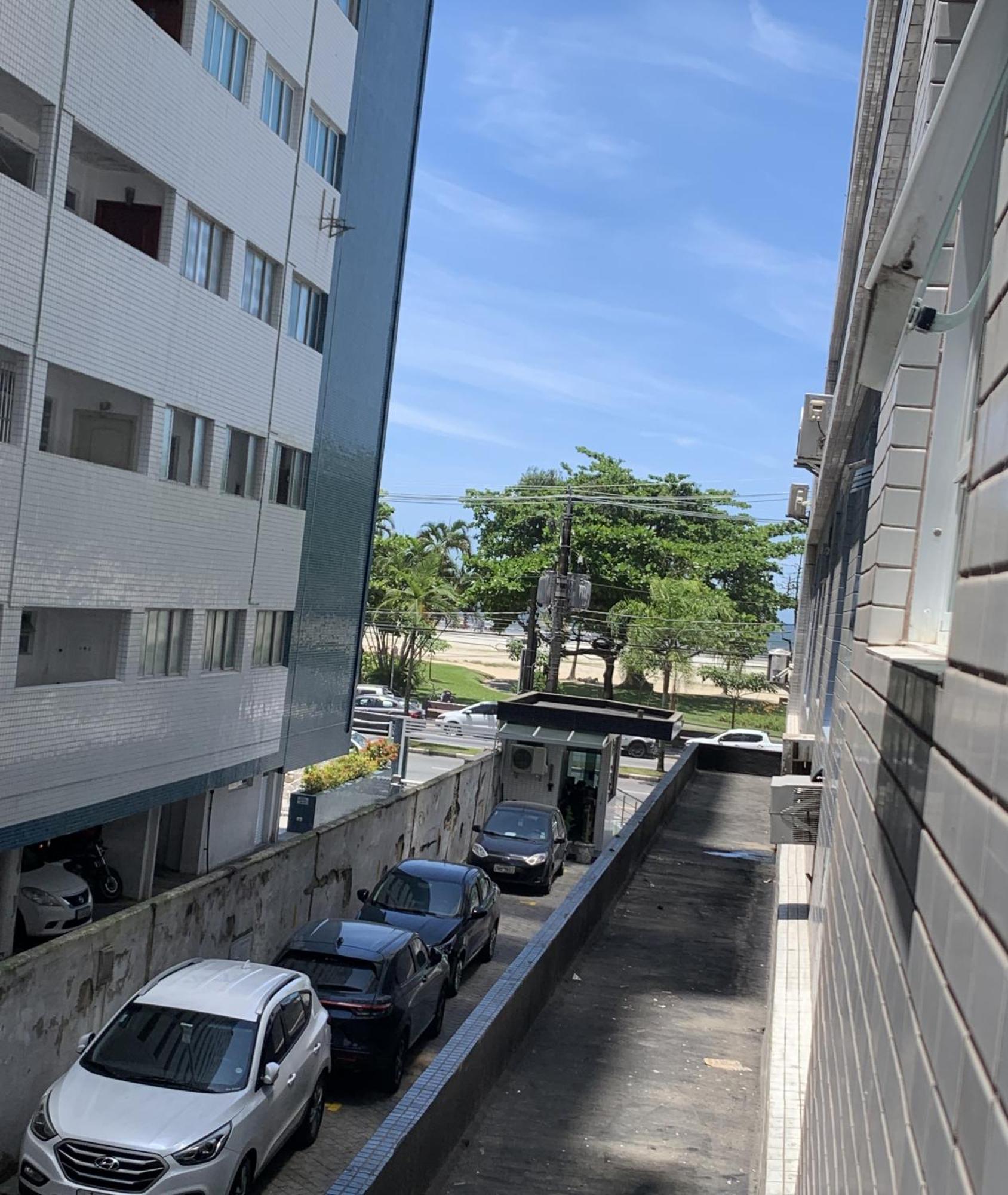 Apartamento Em Santos No Gonzaga Em Frente A Praia 외부 사진