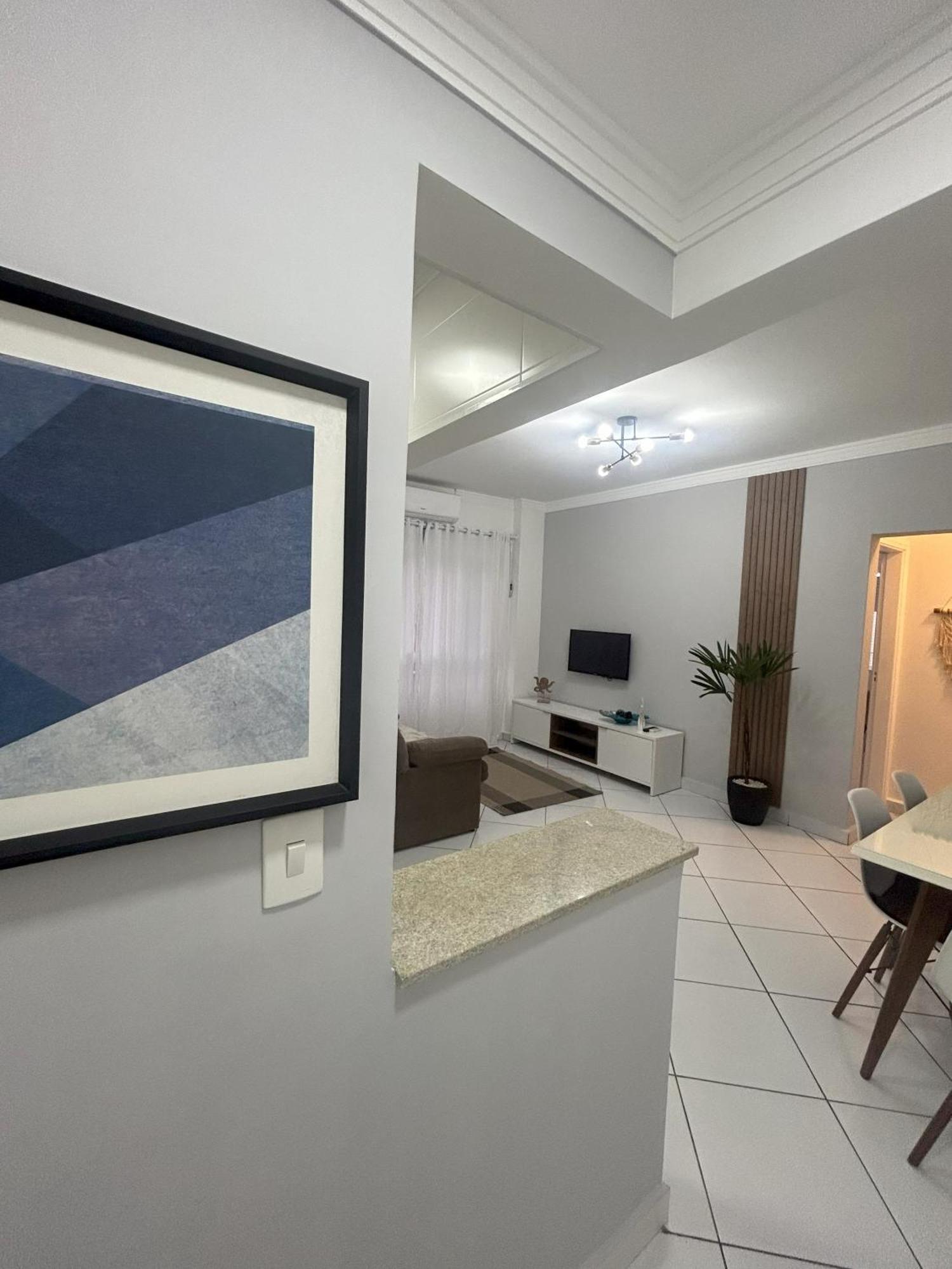 Apartamento Em Santos No Gonzaga Em Frente A Praia 외부 사진